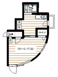 第一ベルハイム【3階】の間取り