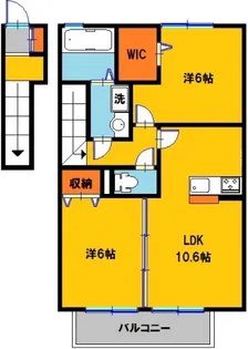 サンモール【2階】の間取り