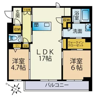 アルティスタ【2階】の間取り