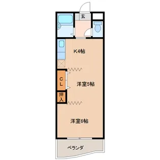 大分県大分市新町【マンション】の間取り