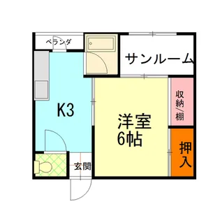 T・ハイツ押野【2階】の間取り