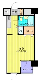 ベルクレエ新百合ヶ丘【5階】の間取り