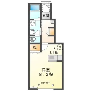 ジュピター【1階】の間取り