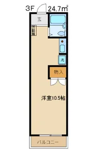 サンシャインIII【3階】の間取り