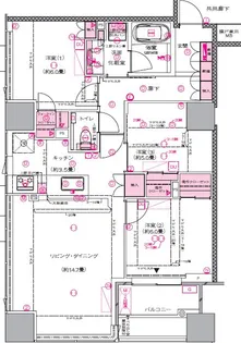アイコニックタワー 新潟ステーション【13階】の間取り