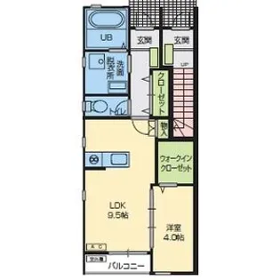 ヴェルニーナ【1階】の間取り