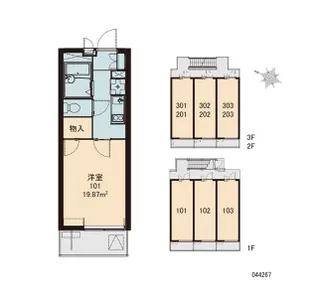神奈川県横浜市西区北軽井沢【マンション】の間取り