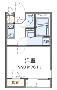 クレイノメトロノーム坂下【2階】の間取り