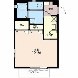 コンフォート瀬名中央【2階】の間取り