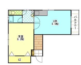 アルファライフ20【2階】の間取り