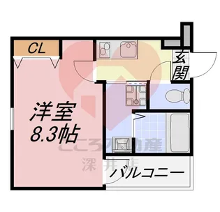 フジパレス西湊I番館【2階】の間取り