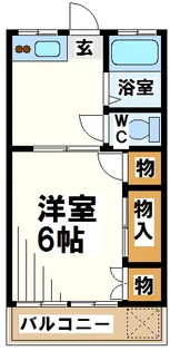 第3ふじみ荘【2階】の間取り