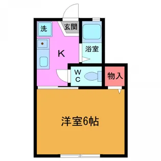 イオチハイツ2号棟【2階】の間取り
