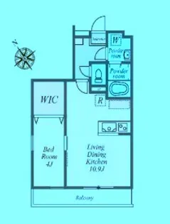 神奈川県横浜市都筑区池辺町【アパート】の間取り