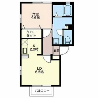 新潟県上越市春日新田3【アパート】の間取り