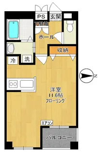 グリーンフォートII【3階】の間取り