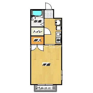 パーシモンコート【2階】の間取り