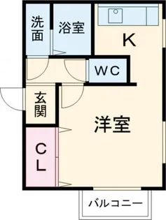 コーポたんぽぽ【1階】の間取り