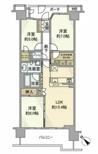 エールガーデン【10階】の間取り