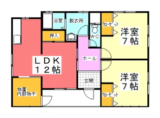 山形県山形市小荷駄町【一戸建】の間取り