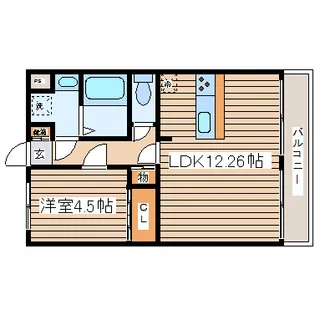 セレクト小松島【2階】の間取り