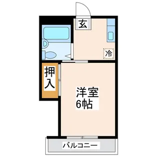 コーポ五野【2階】の間取り