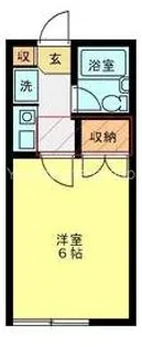 ジュネパレス平塚第21【2階】の間取り