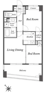グレースレジデンス東京【5階】の間取り