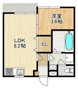 modern palazzo J-BLUE【1階】の間取り