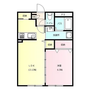 NEW WELL COURT 高崎問屋町【3階】の間取り