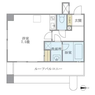 北品川アパートメント【5階】の間取り