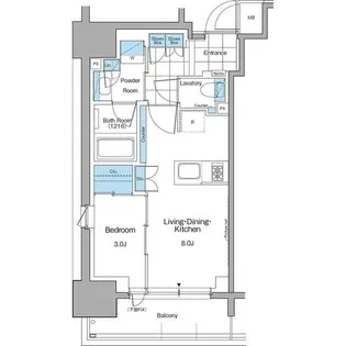東京都文京区本郷3【マンション】の間取り