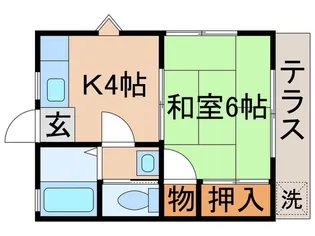 メゾンヒロ【1階】の間取り