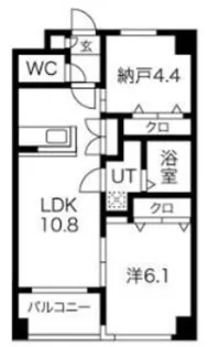 愛知県名古屋市天白区平針3【マンション】の間取り