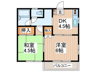 第二サマックス松村【2階】の間取り