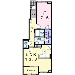 M’s Garden【1階】の間取り
