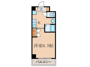 サンシ-ド桃山【3階】の間取り