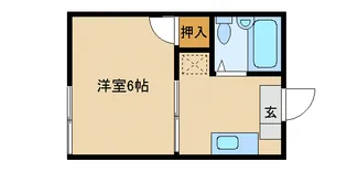 センジュパレスタムラ【2階】の間取り