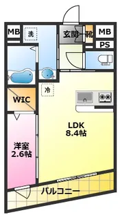 b‘CASA武蔵小杉II【5階】の間取り