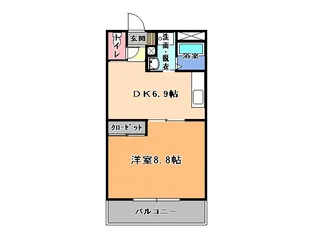 ラ・セゾン伊藤II【1階】の間取り