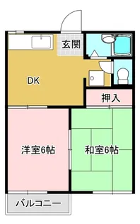 フォーブル太平【2階】の間取り