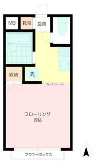 カーサフィオーリ【1階】の間取り