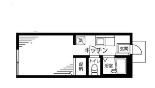 ベルヴ初台【1階】の間取り