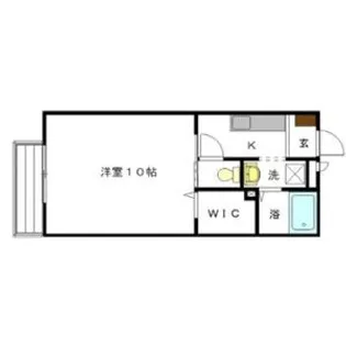 ロイヤルコートB【1階】の間取り