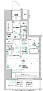 スパシエ横浜アルト【10階】の間取り