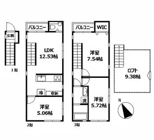 テレーズ池上の間取り