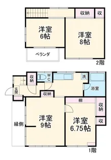 千葉県船橋市大穴北8【一戸建】の間取り