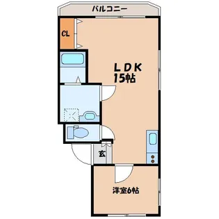 ルミエール深谷A棟/B棟【1階】の間取り