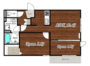 D House north(ディーハウスノウス)【1階】の間取り