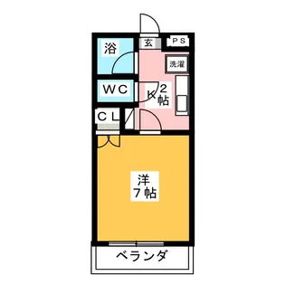 クリエイト今泉【3階】の間取り